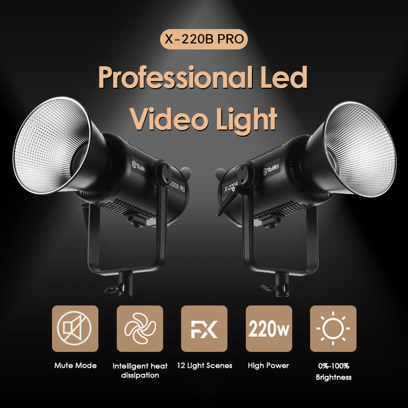X-220B PRO Bi-Color LED Video Light