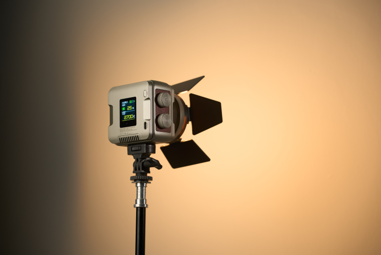 Tolifo PL-40RGB COB LED Video Light – Pocket-Size RGBWW Creator Kit Including Lamp, Lens, Magnetic Barndoor, Dome Diffuser and Hardcase with App Control, Mini Bowens Mount & 20 FX Modes