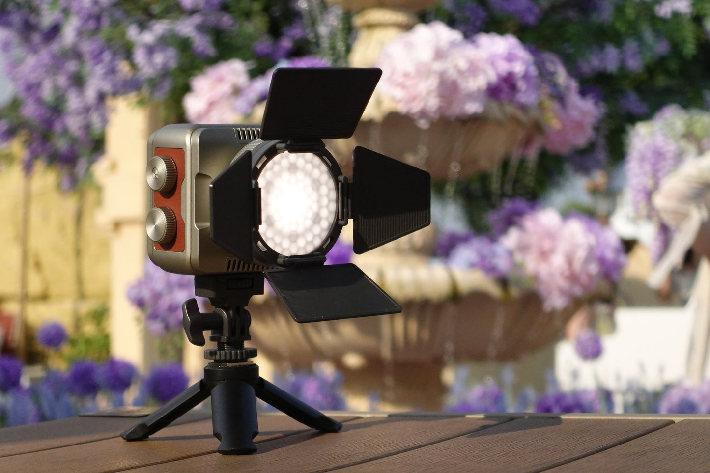 Tolifo PL-40RGB COB LED Video Light – Pocket-Size RGBWW Creator Kit Including Lamp, Lens, Magnetic Barndoor, Dome Diffuser and Hardcase with App Control, Mini Bowens Mount & 20 FX Modes