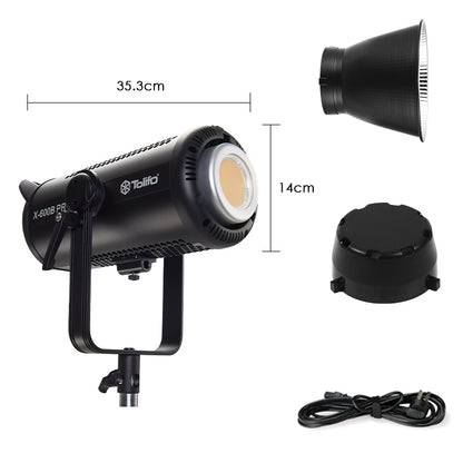 Tolifo X-600B PRO 540W Bi-color LED COB Video Light for Film & Photography