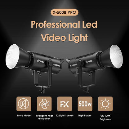 X-500B PRO Bi-Color LED Video Light
