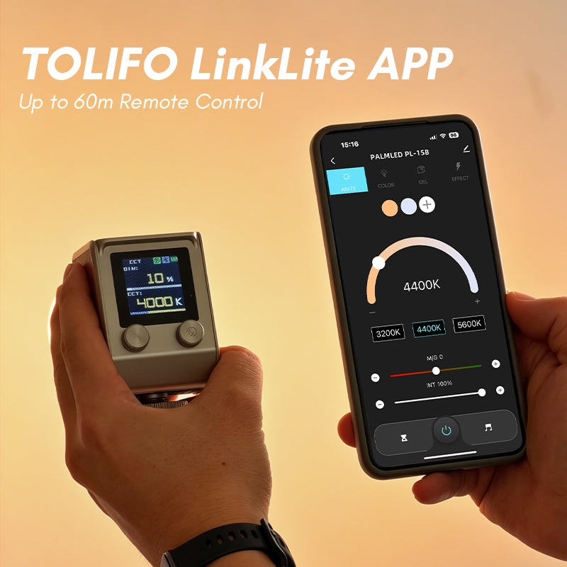 Tolifo PL-15B Portable 15W Bi-Color Pocket LED Light