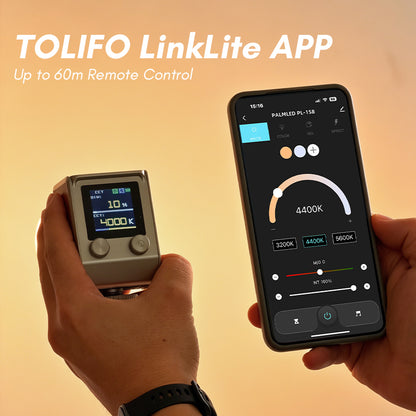 Tolifo PL-15B Portable 15W Bi-Color Pocket LED Light