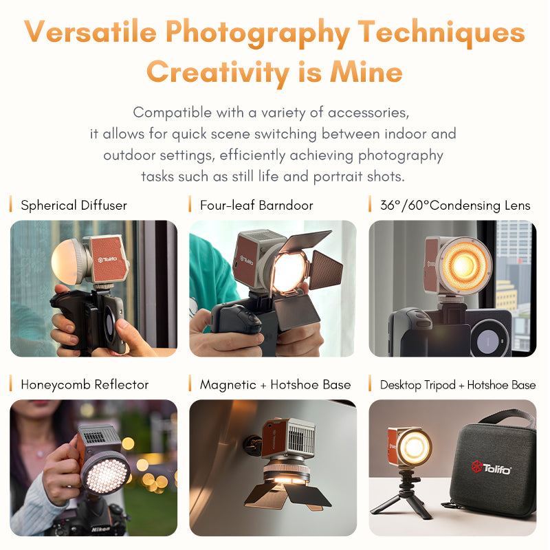 Tolifo PL-15B Portable 15W Bi-Color Pocket LED Light
