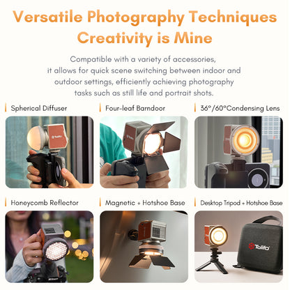 Tolifo PL-15B Portable 15W Bi-Color Pocket LED Light