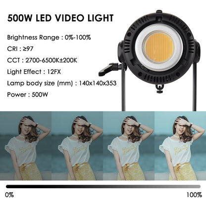 X-500B PRO Bi-Color LED Video Light