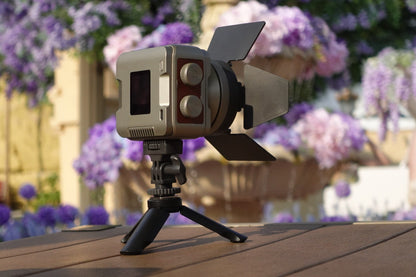 Tolifo PL-40RGB COB LED Video Light – Pocket-Size RGBWW Creator Kit Including Lamp, Lens, Magnetic Barndoor, Dome Diffuser and Hardcase with App Control, Mini Bowens Mount & 20 FX Modes