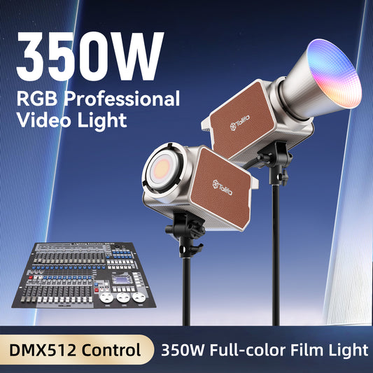 Tolifo PL-350RGB 350W Studio RGB COB LED Light for Film & Broadcasting
