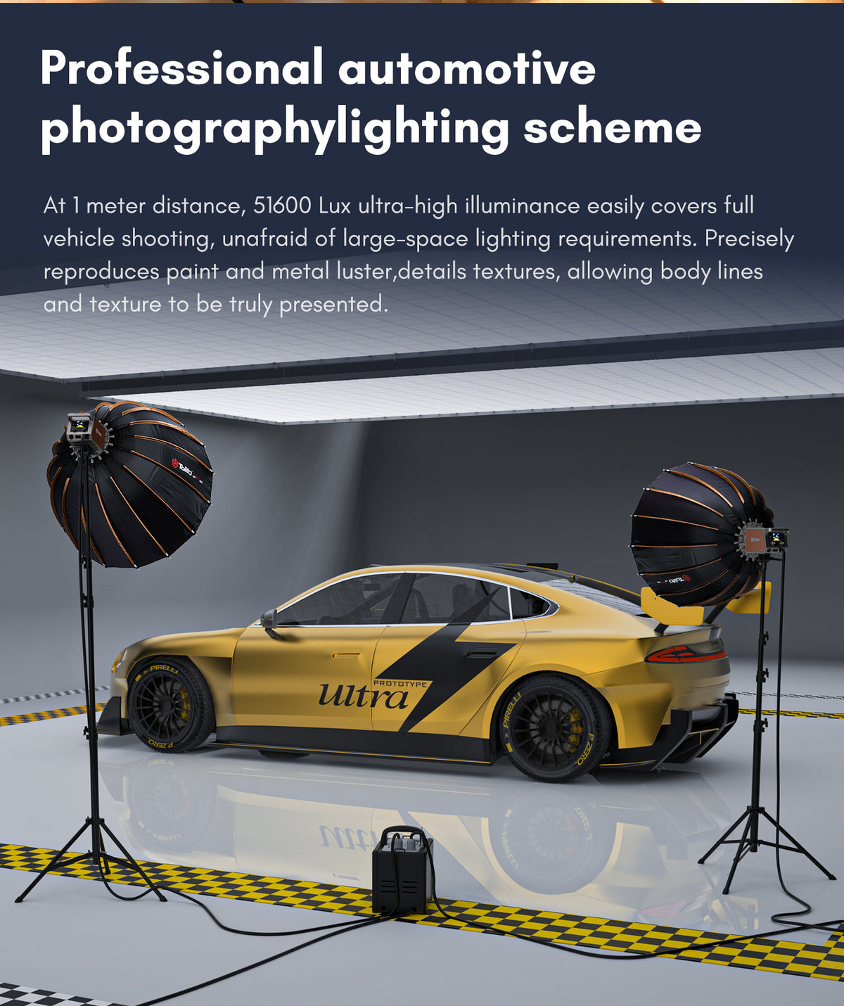Tolifo PL-350RGB 350W Studio RGB COB LED Light for Film & Broadcasting