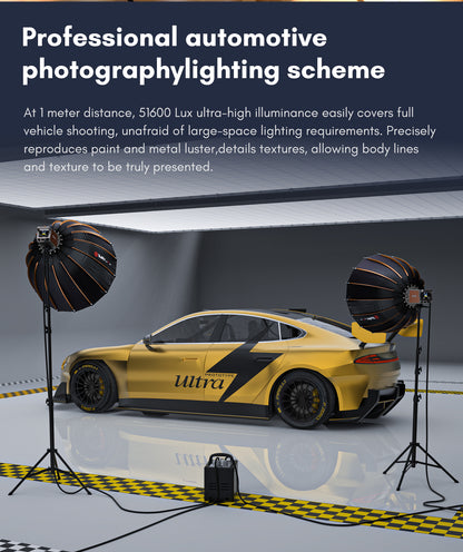 Tolifo PL-350RGB 350W Studio RGB COB LED Light for Film & Broadcasting