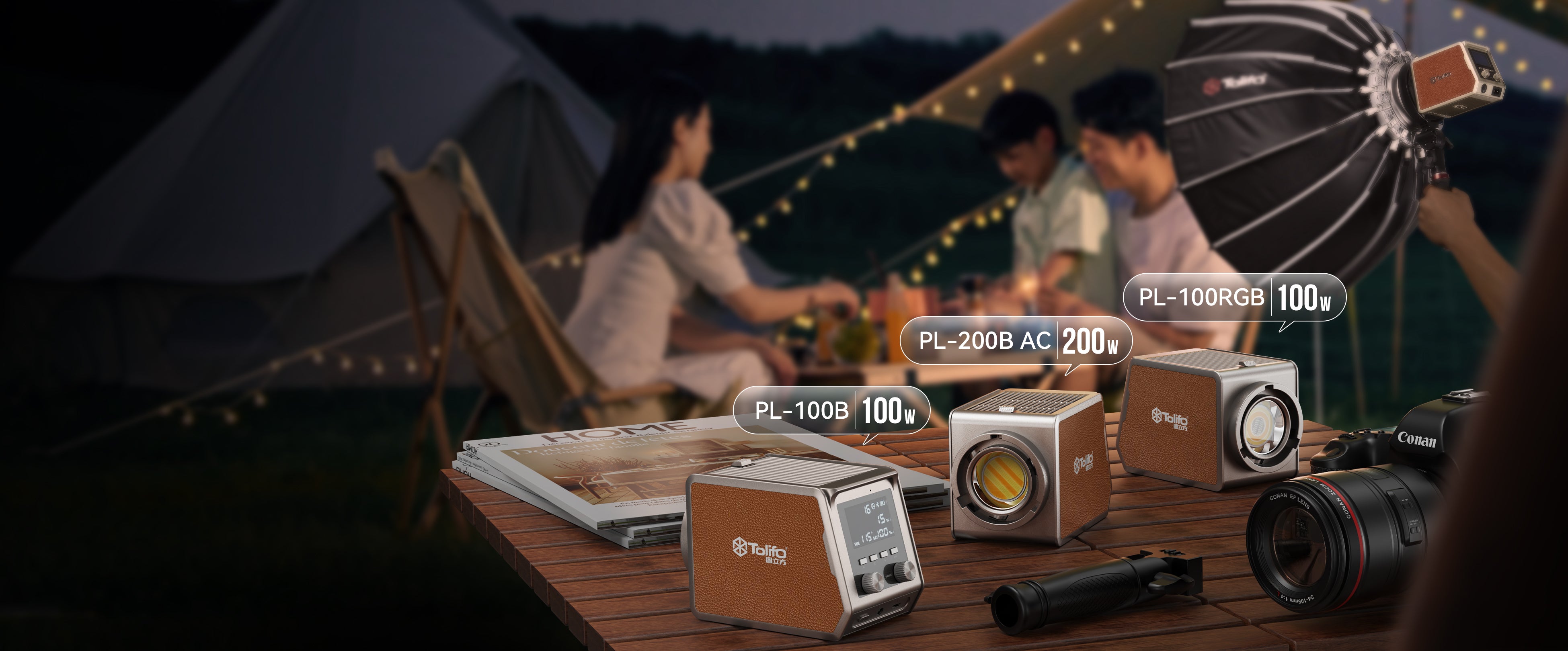 TOLIFO 120W & polight LED撮影照明 セット PT-176S LED Video Light – tolifo led light