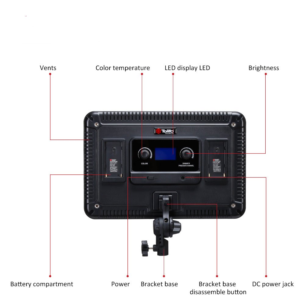 PT - L30B Portable LED Light Panel - tolifo led light