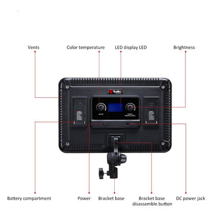 PT - L30B Portable LED Light Panel - tolifo led light
