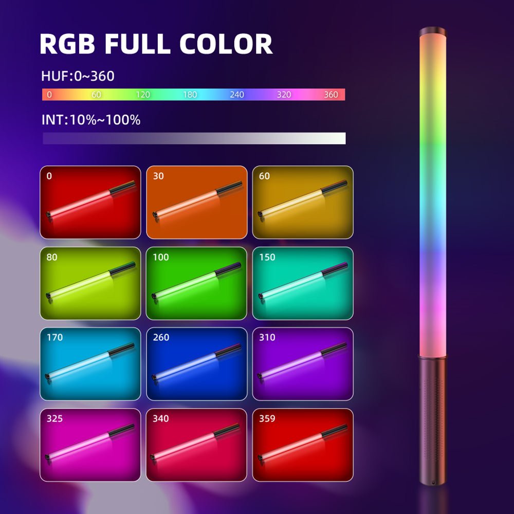 ST - 10RGB LED Light Wand - tolifo led light
