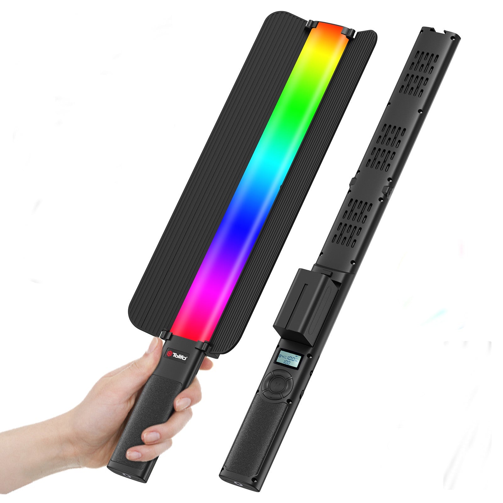 Tolifo ST-20RGB LED Light Wand for Photography, 20W Handheld Video ...