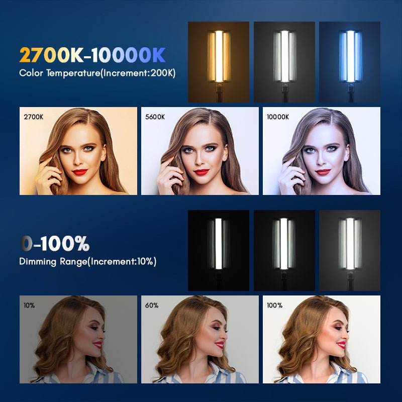 ST - 60RGB LED Light Wand - tolifo led light