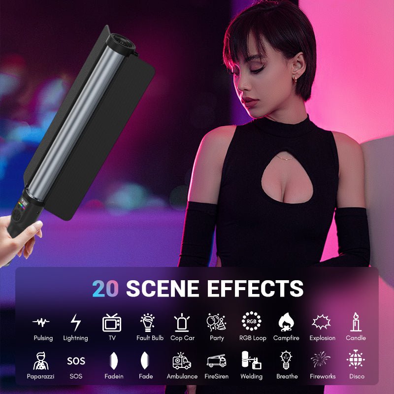 ST - 60RGB LED Light Wand - tolifo led light