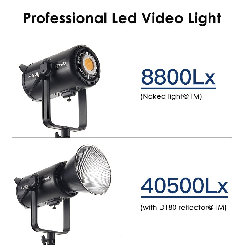 X - 220B Bi - Color LED Video Light - tolifo led light